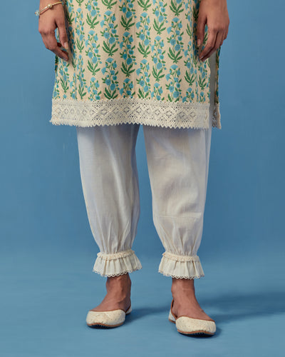 Badra Kurta Set (Lemon)