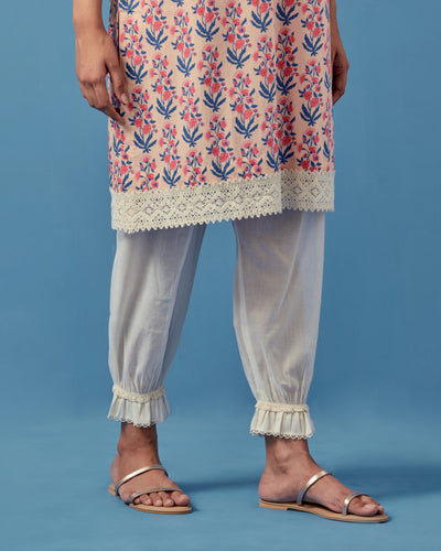 Badra Kurta Set (Pale Pink)