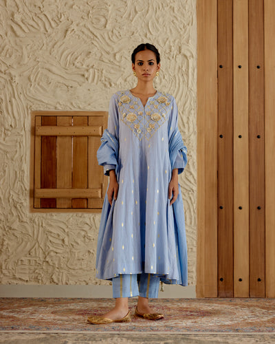 Vasundhara Set (Powder Blue)