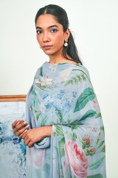 Holly Chiffon Phiran Set