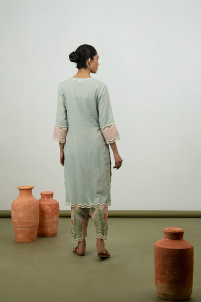 Juniper Kurta Set (Sky)