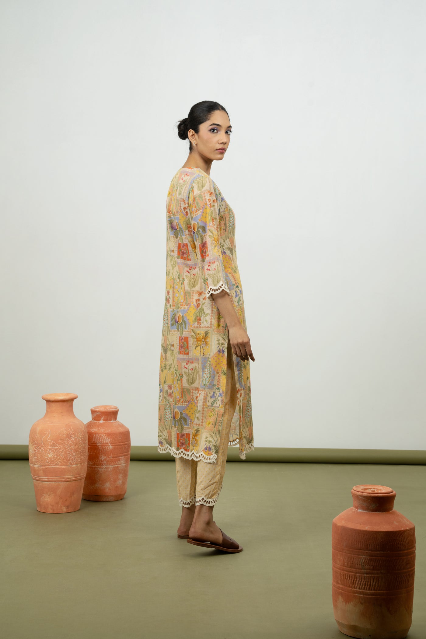 Athel Kurta Set (Lemon)