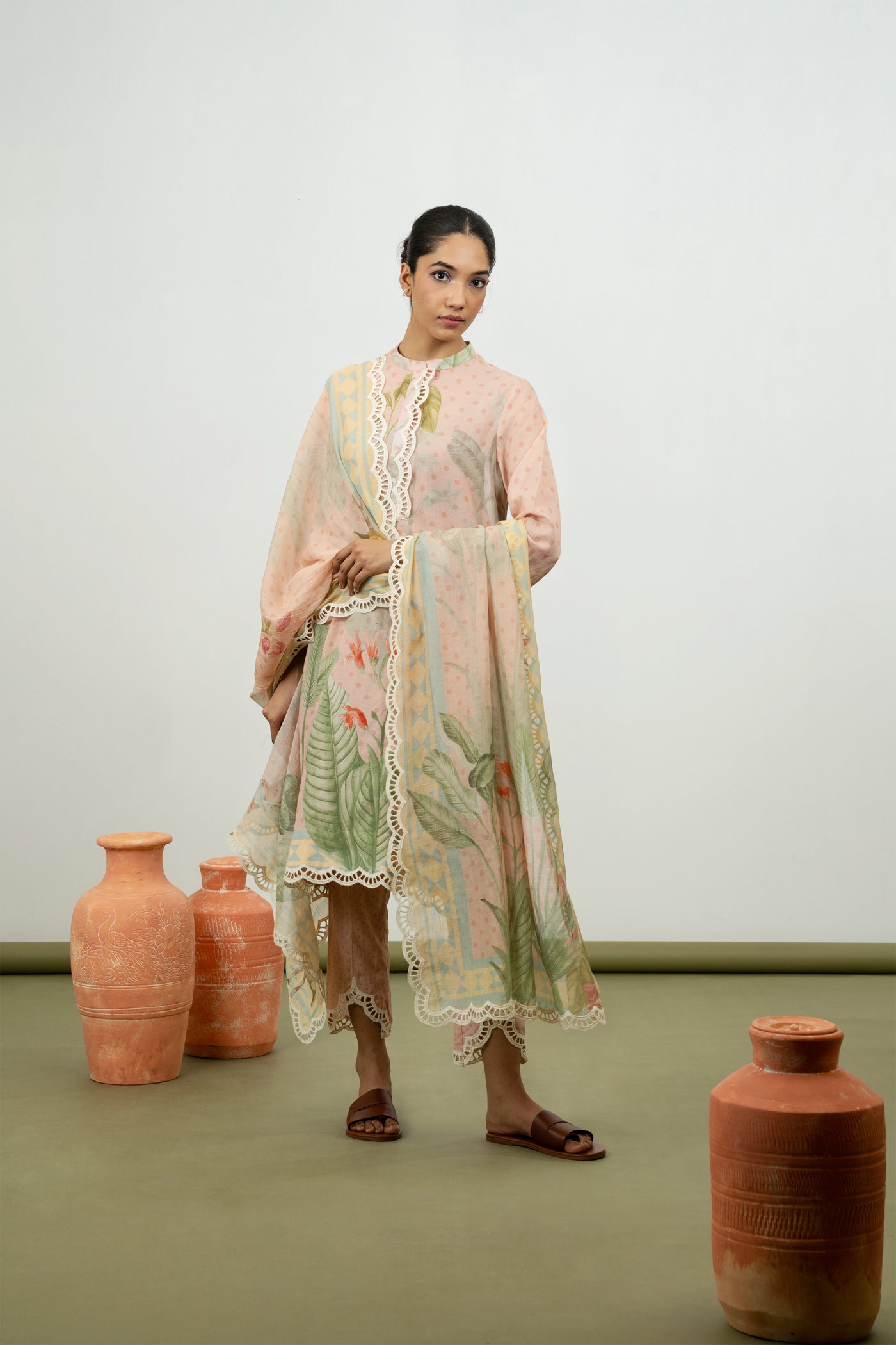 Cypress Kurta Set (Pink)