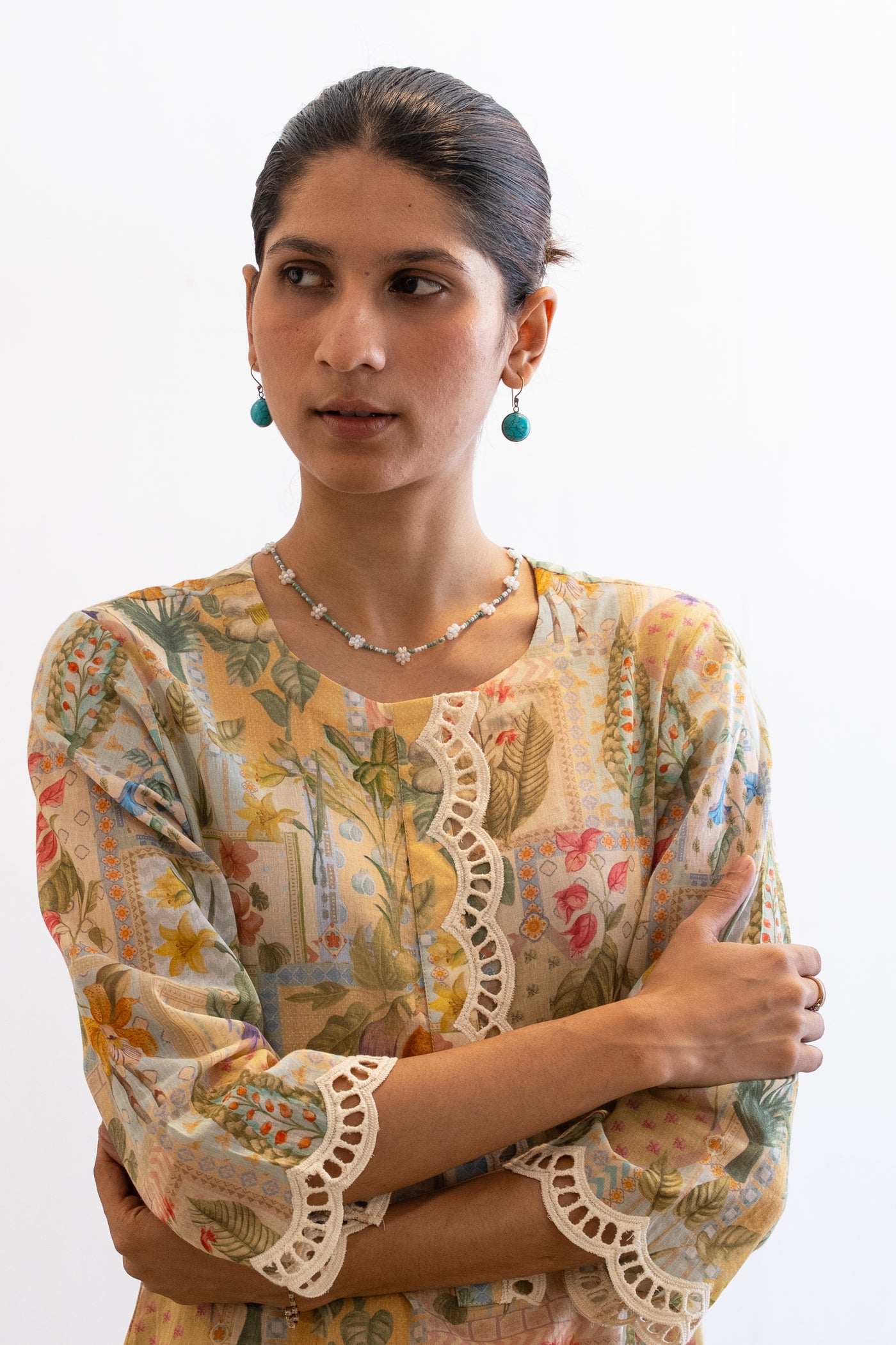 Athel Kurta Set (Sky)
