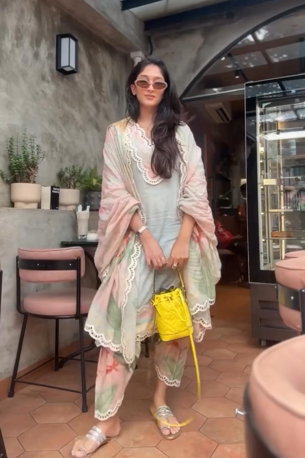 Juniper Kurta Set (Sky)