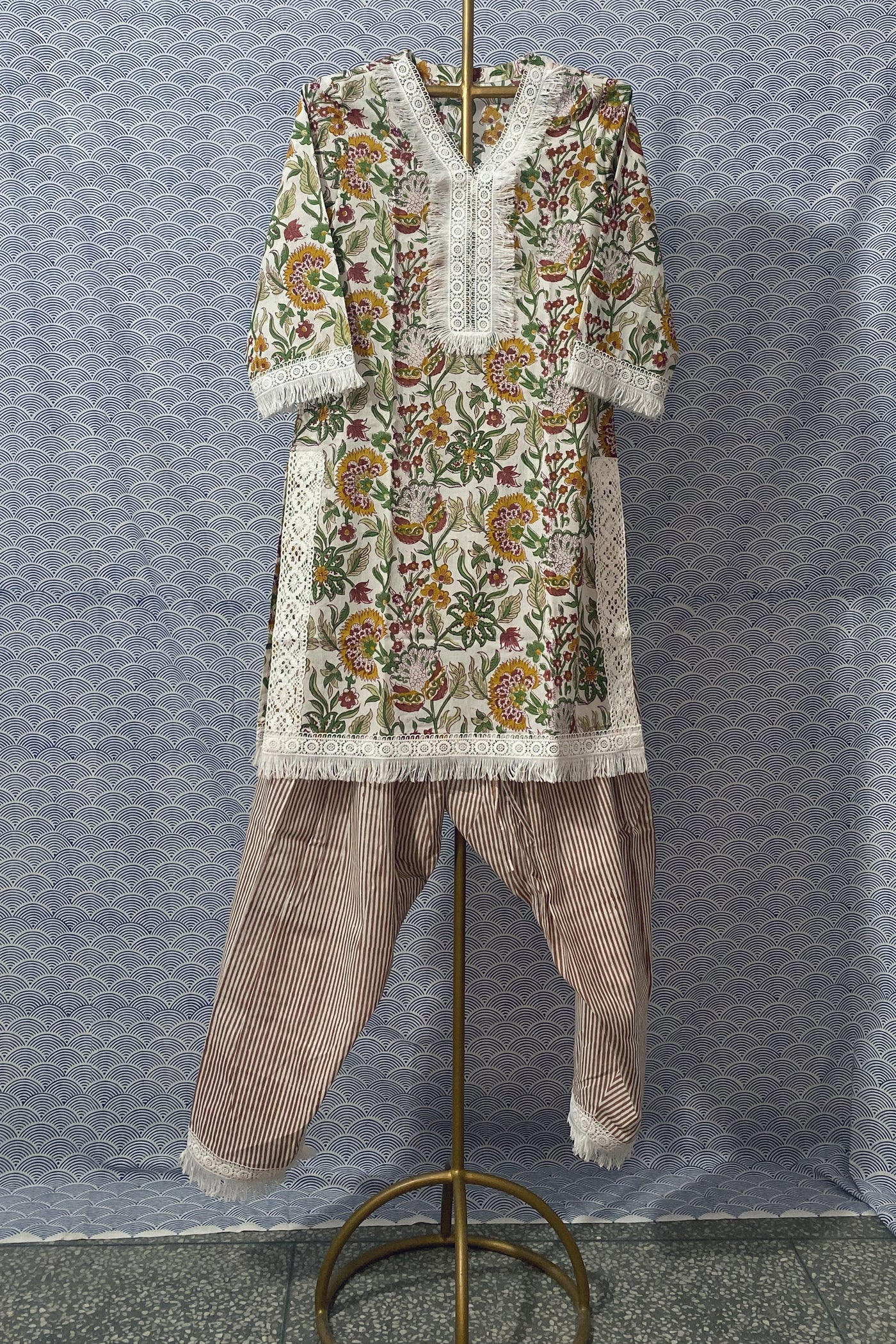 Rust Salwar Co-Ord