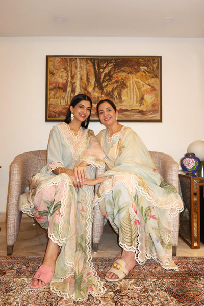 Juniper Kurta Set (Sky)