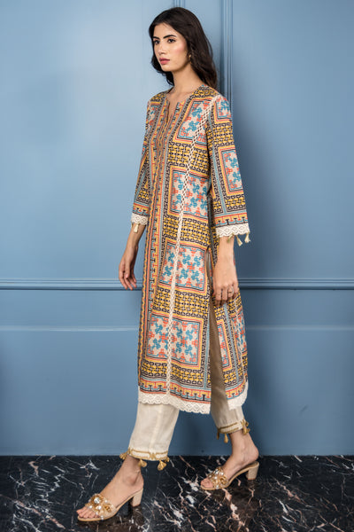 Sunset on the Beach Kurta Set