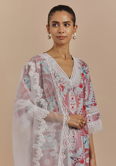 Johri Appliqué Dupatta