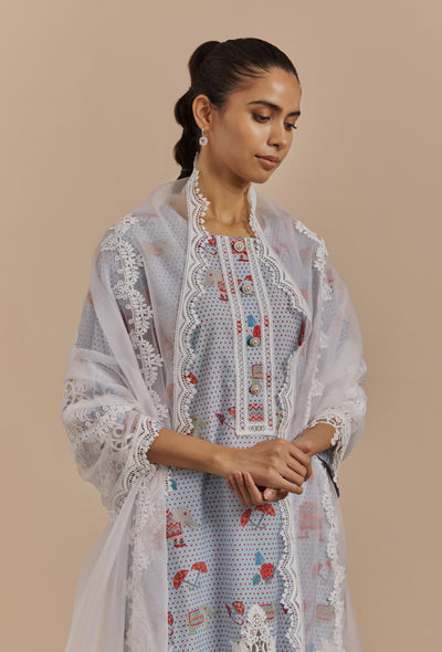 Johri Appliqué Dupatta