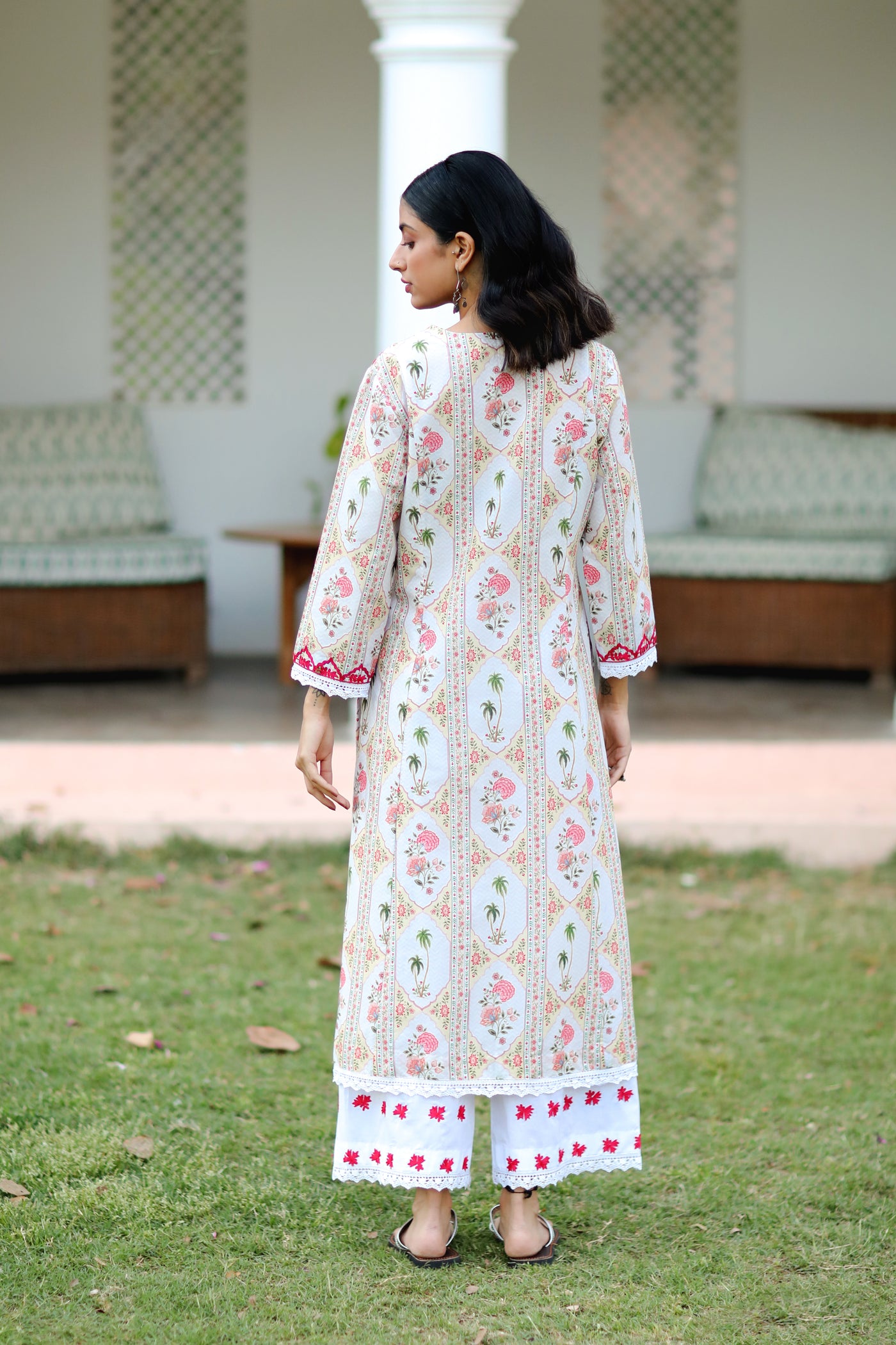 Mrinal Kurta Set (Lemon)
