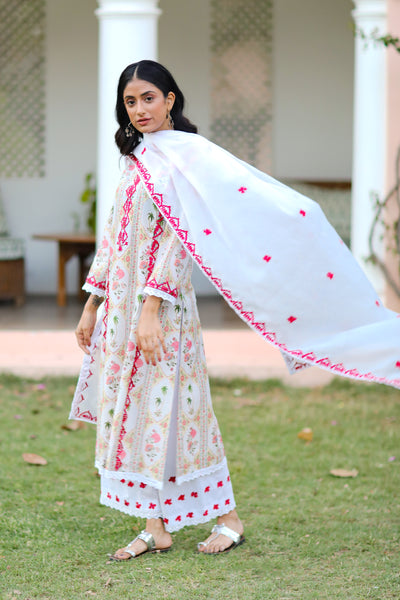 Mrinal Kurta Set (Lemon)