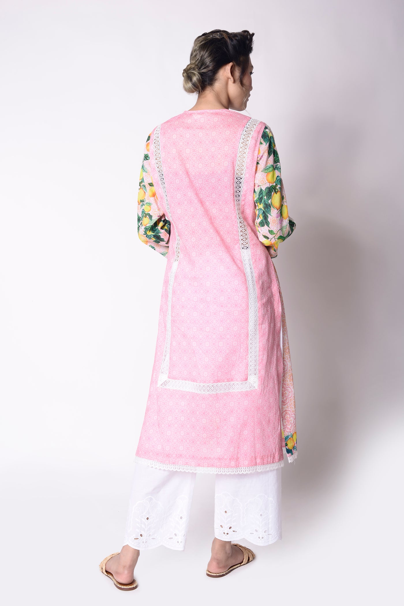 Limoncello Relaxed Kurta Set (Pink)